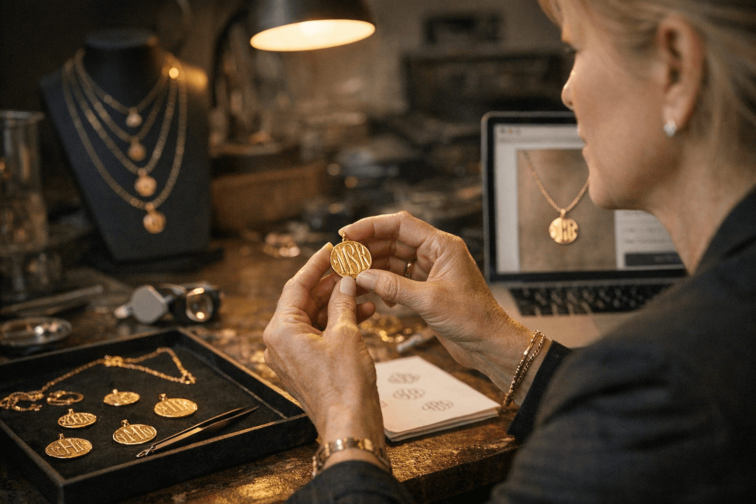Monica Rich Kosann unveils rebrand, custom gold monograms and ACE honor