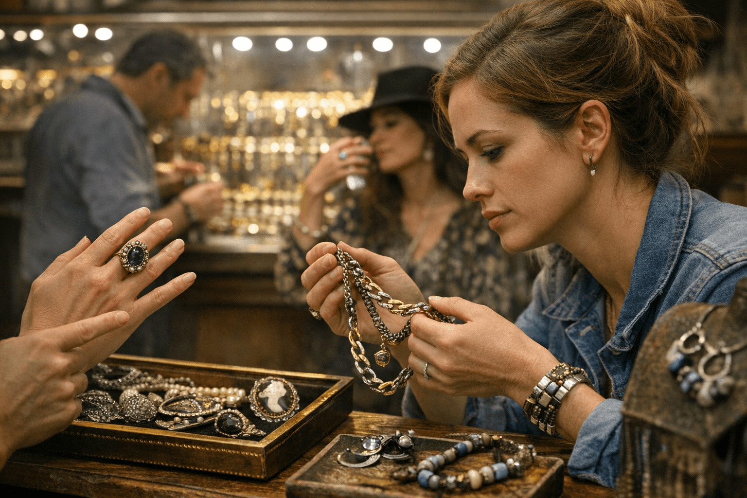 Gold Prices Surge, Shoppers Turn to Vintage and Alternative Materials