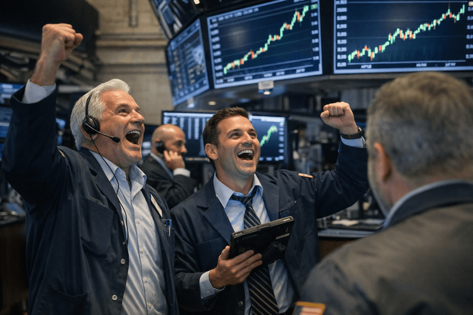 Dow and Nasdaq Hit Records as Earnings Fuel Wall Street Rally