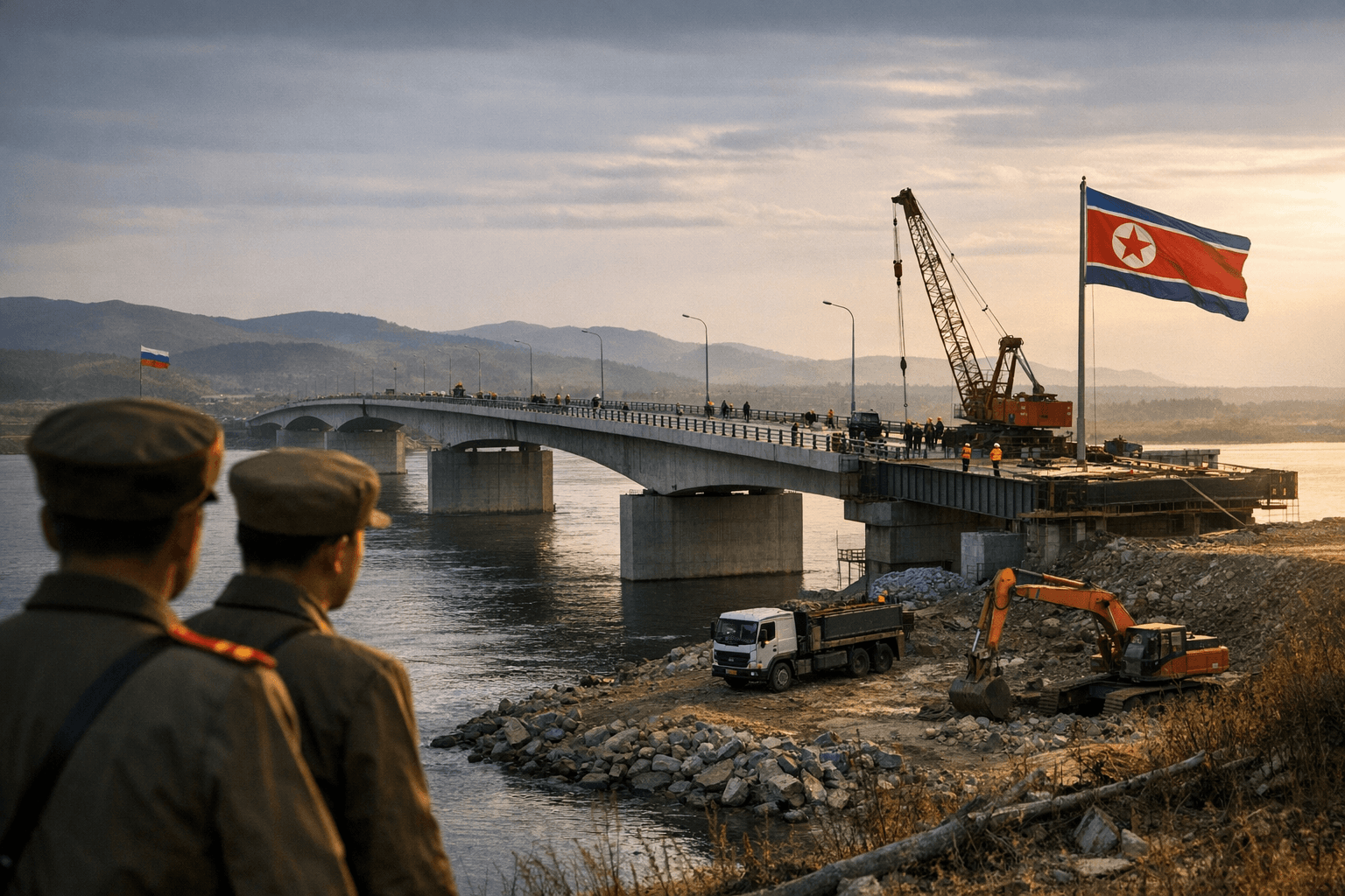 Russia, North Korea near completion of new Tumen River bridge