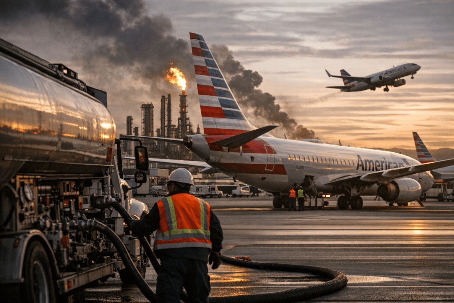 American Airlines slashes 2026 profit forecast as jet fuel prices surge