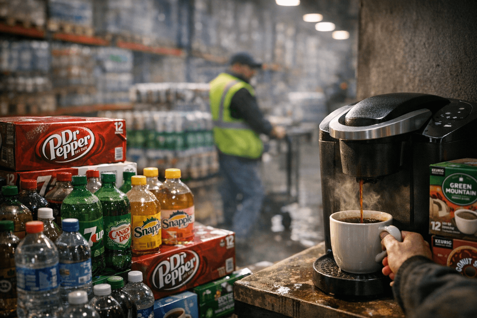 Keurig Dr Pepper beats estimates as beverage sales offset coffee weakness