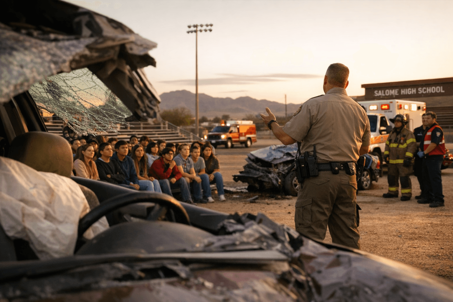 Salome High School hosts prom safety assembly ahead of April 25 dance