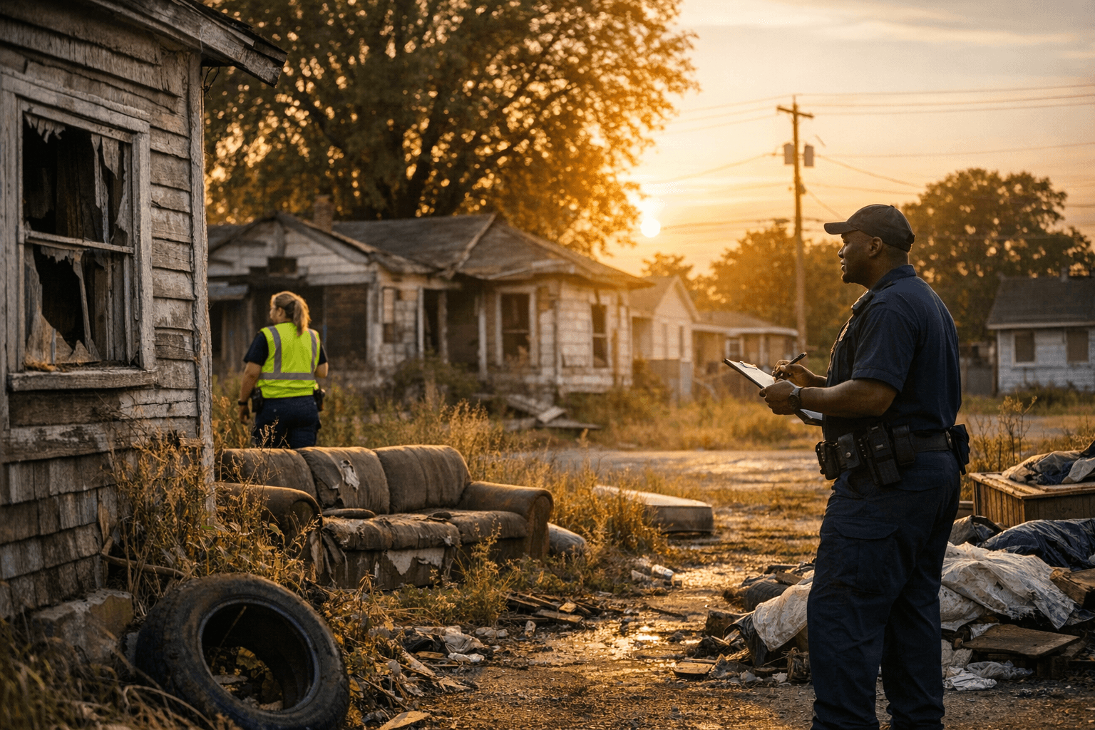 Helena-West Helena code enforcement page guides residents on blight complaints, property upkeep
