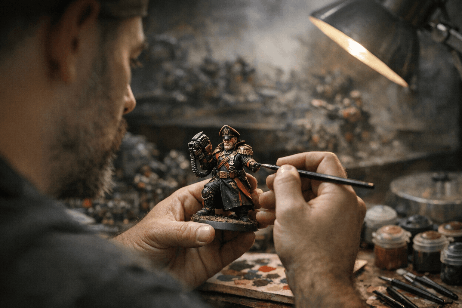 Warhammer Community reveals step-by-step Commissar Yarrick painting guide