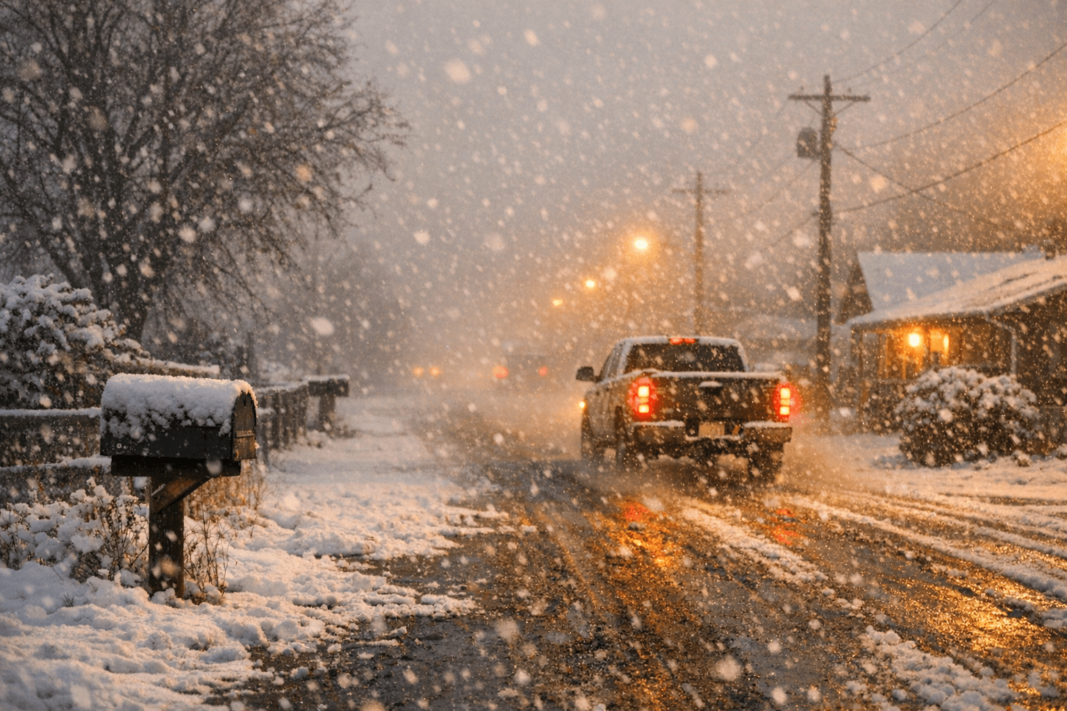 Spring snow blankets Sterling’s edge, reduces visibility in Logan County