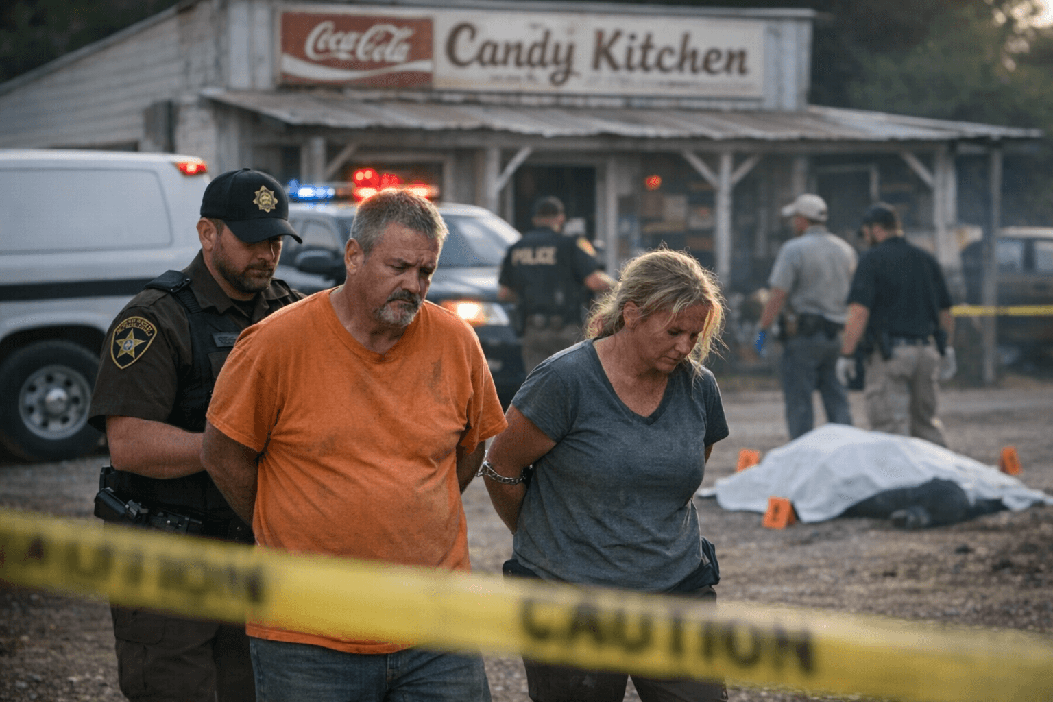 Husband and wife charged in Candy Kitchen homicide investigation