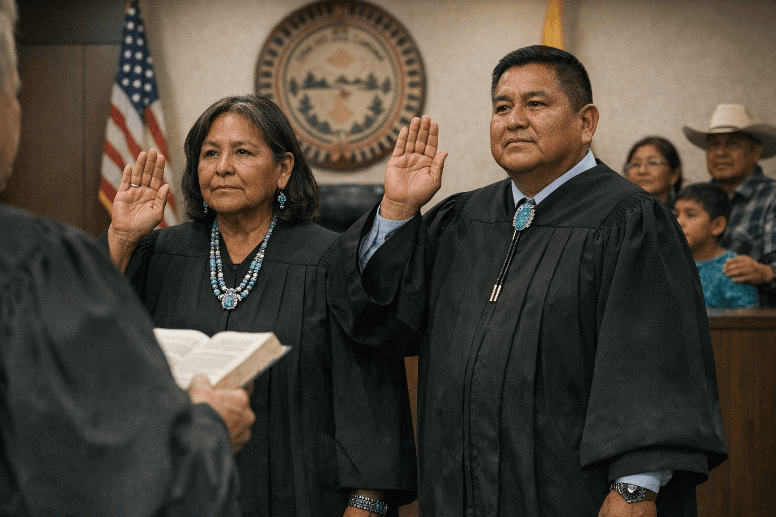 McKinley County court swears in two Diné magistrate judges
