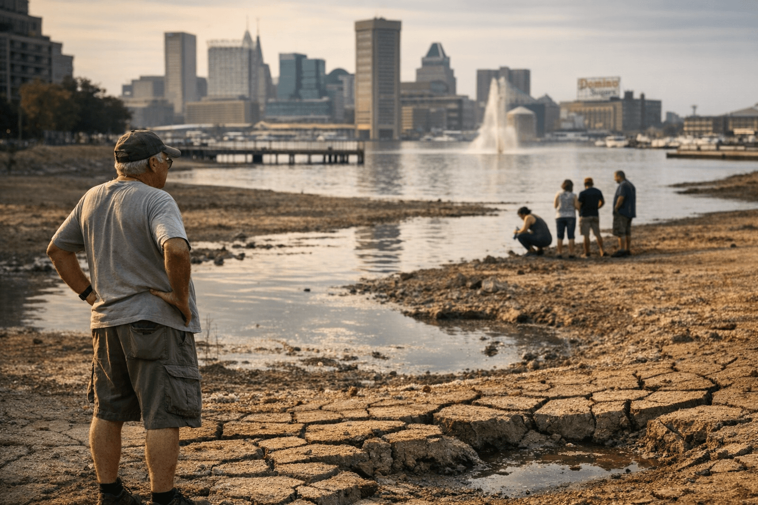 Severe drought spreads across Baltimore City, rain relief remains scarce