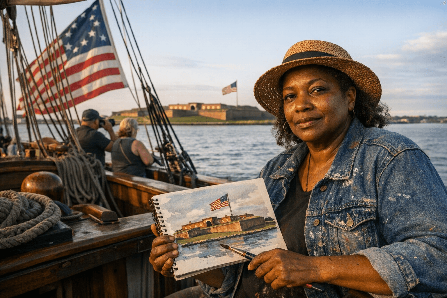 Baltimore artists create works inspired by Fort McHenry, city history
