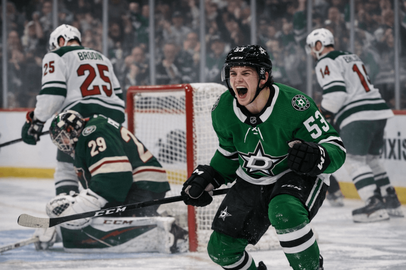 Johnston’s second-overtime goal lifts Stars past Wild, take series lead
