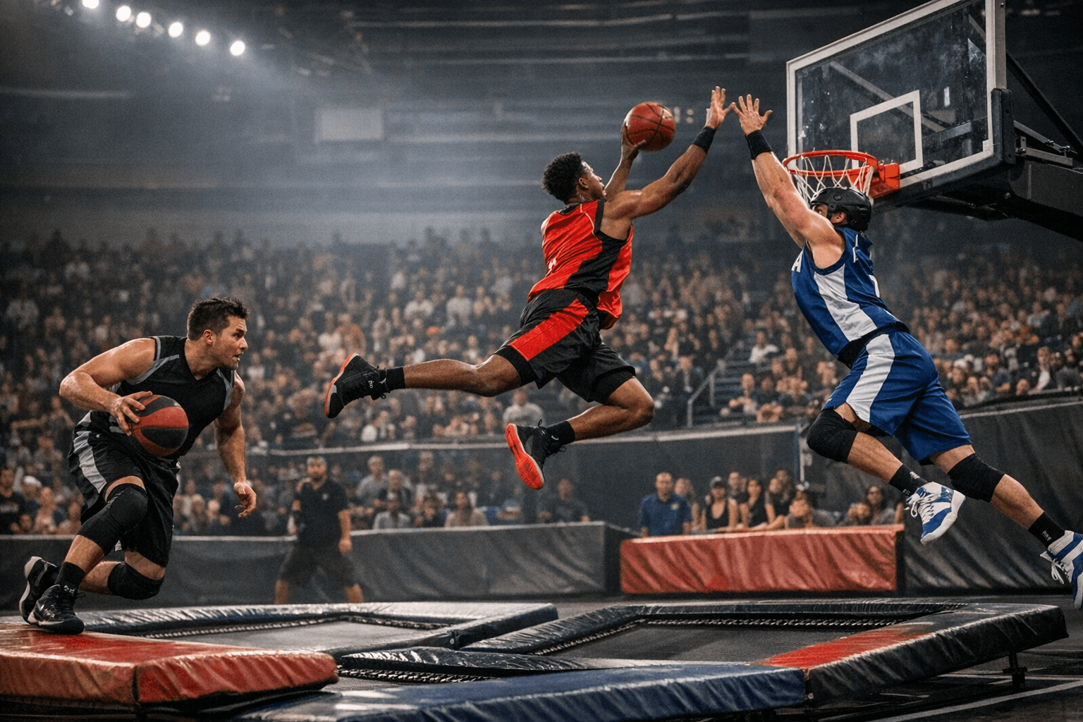 SlamBall team pages spotlight handlers, gunners, and stoppers across rosters