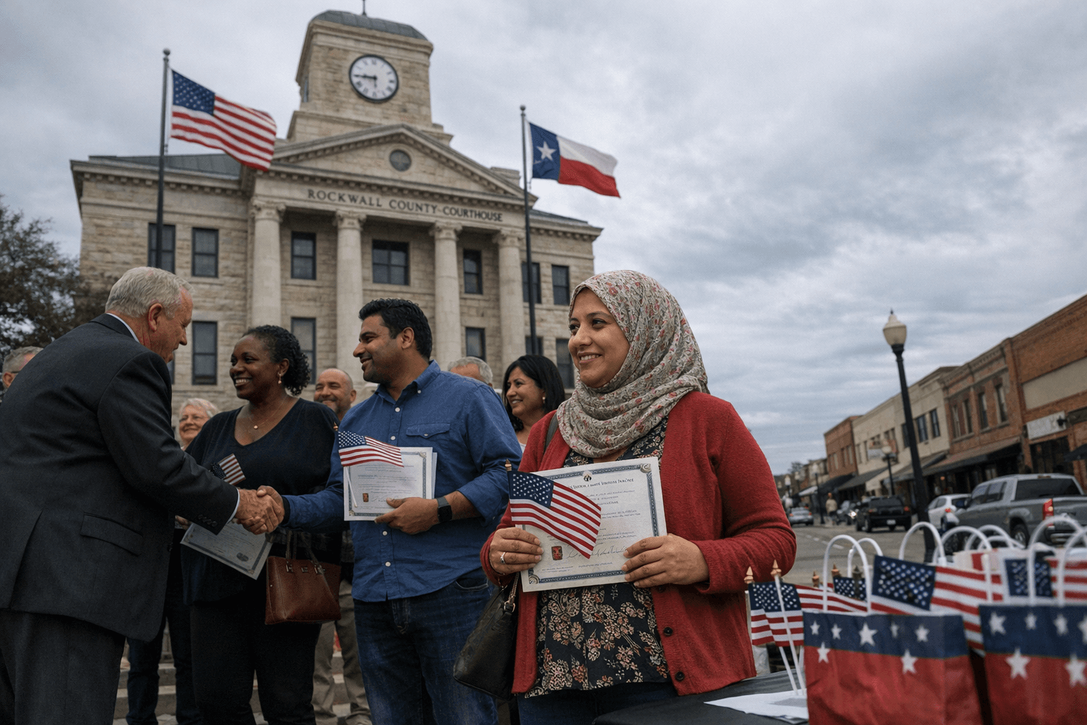 Rockwall County celebrates new citizens, offers free citizenship classes