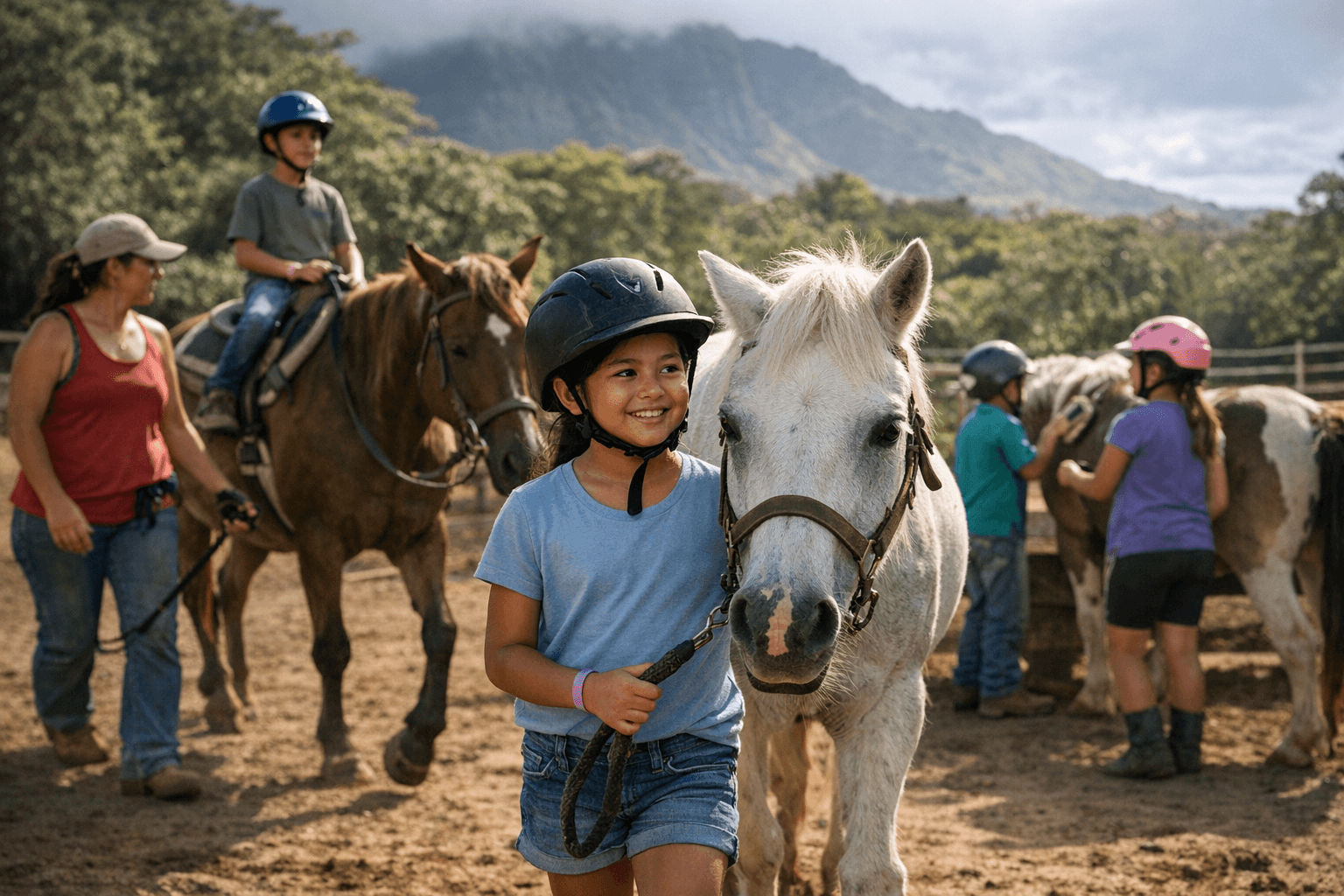 Healing Horses Kauai opens summer horsemanship camp for keiki in Wailua