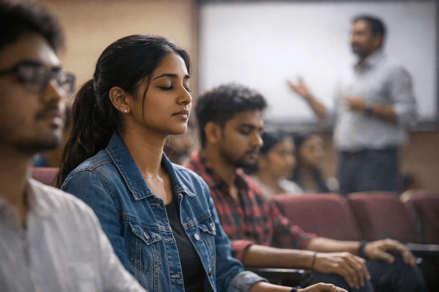Subharti University lecture explores mindfulness meditation for student wellbeing