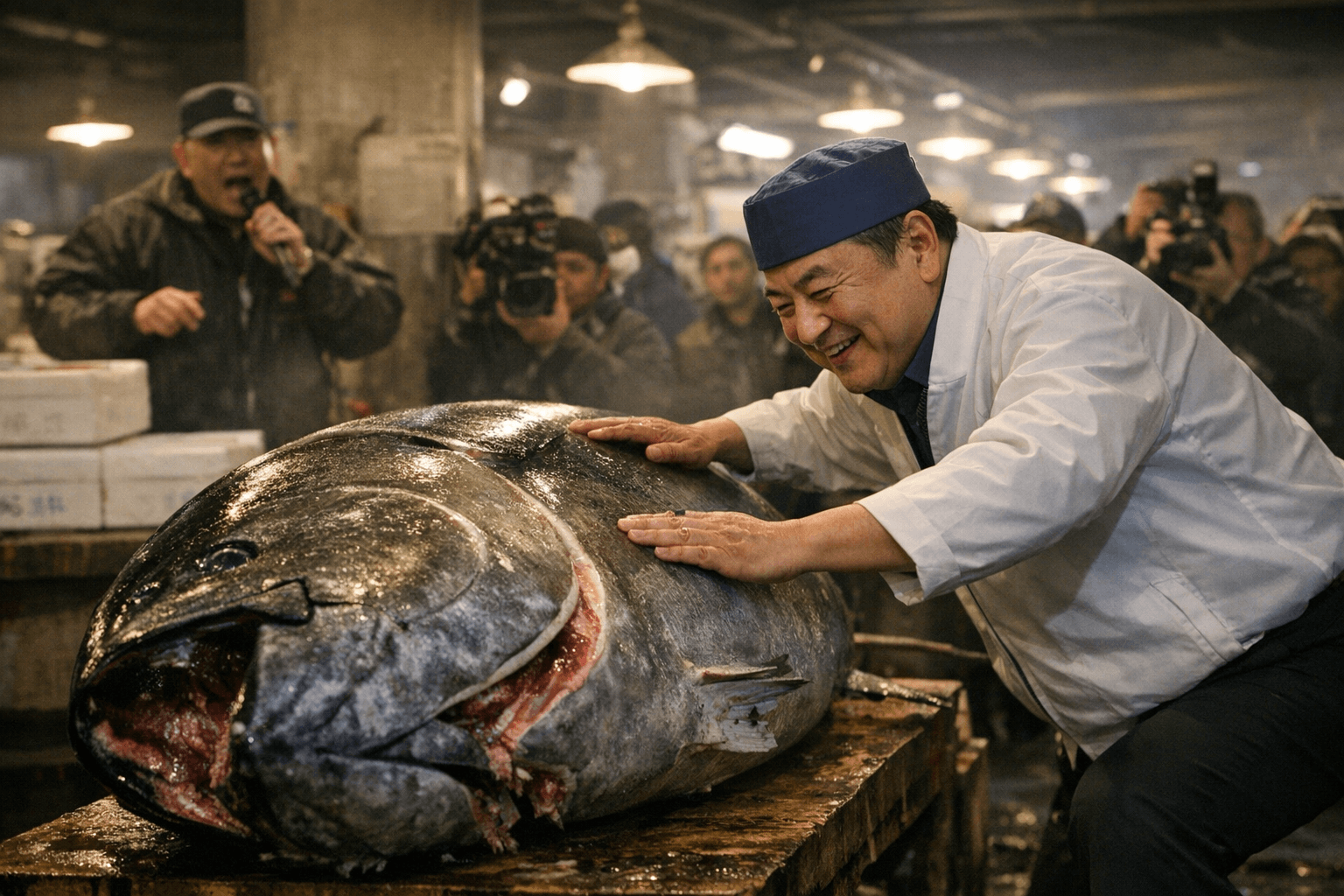 Japanese sushi chain pays record $3.24 million for bluefin tuna at Tokyo auction