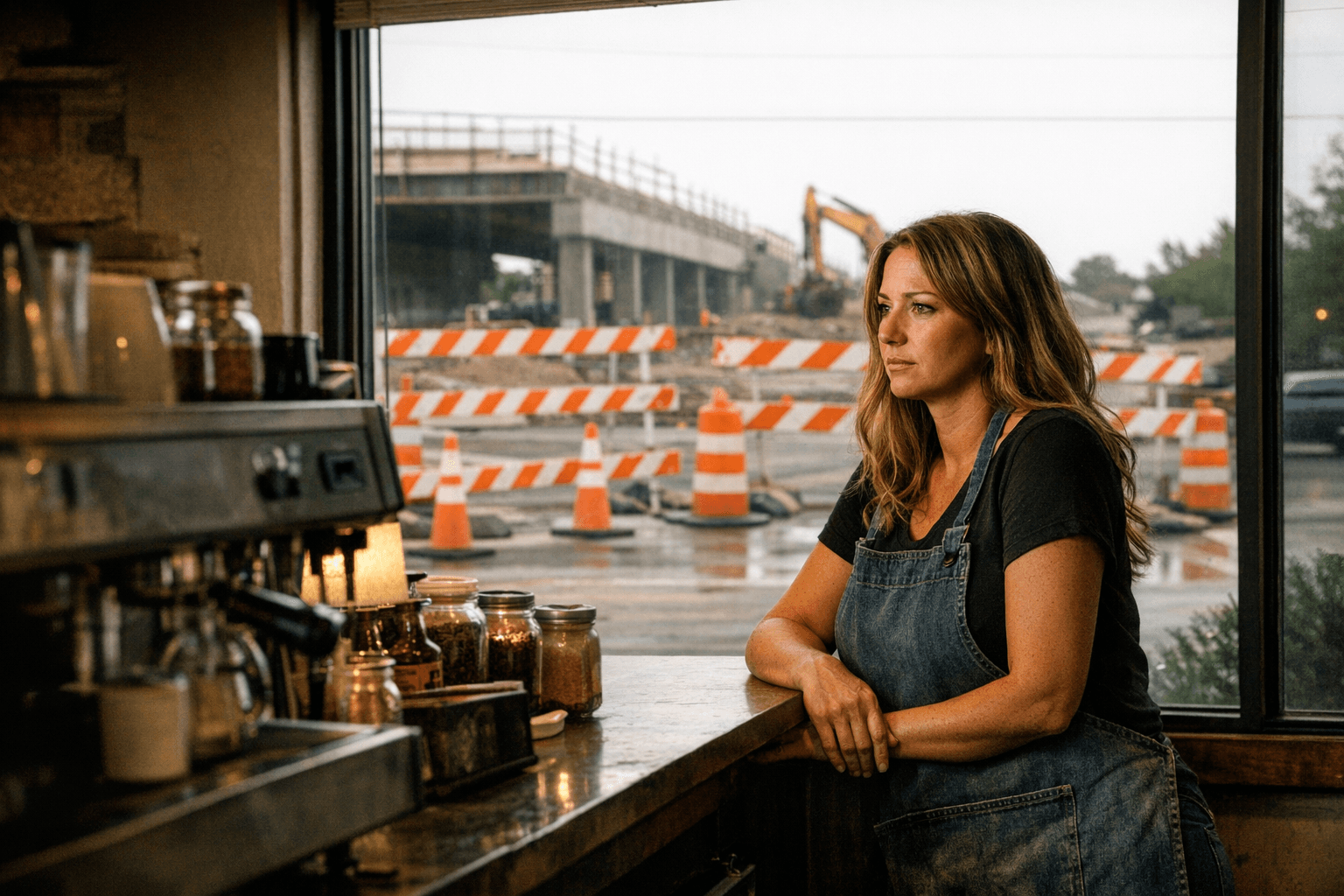 Parker coffee shop says bridge work cut off access, slashed revenue