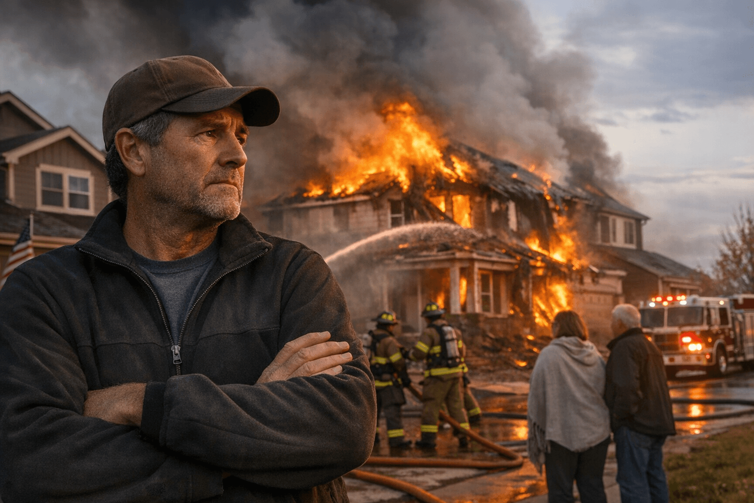 Castle Rock roof fire damages two homes, evacuates three nearby houses