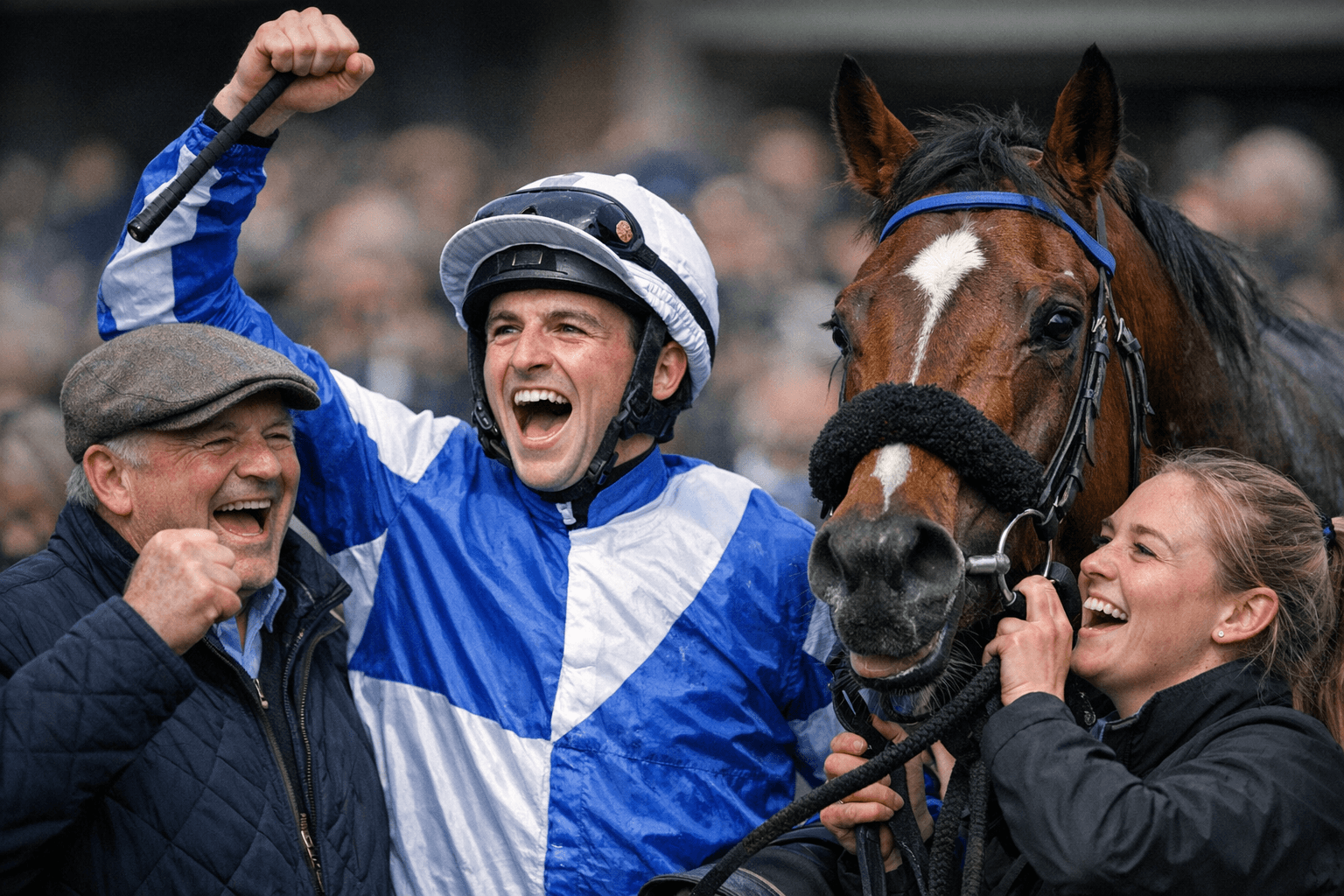 Blessed Voyager gives Bayside Boy first winner at Newbury