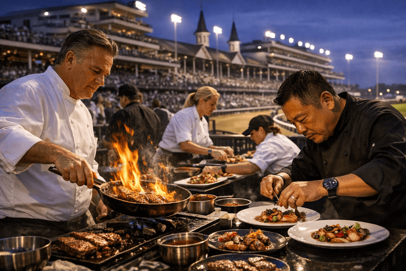 Celebrity chefs headline Kentucky Derby 152 culinary experience at Churchill Downs