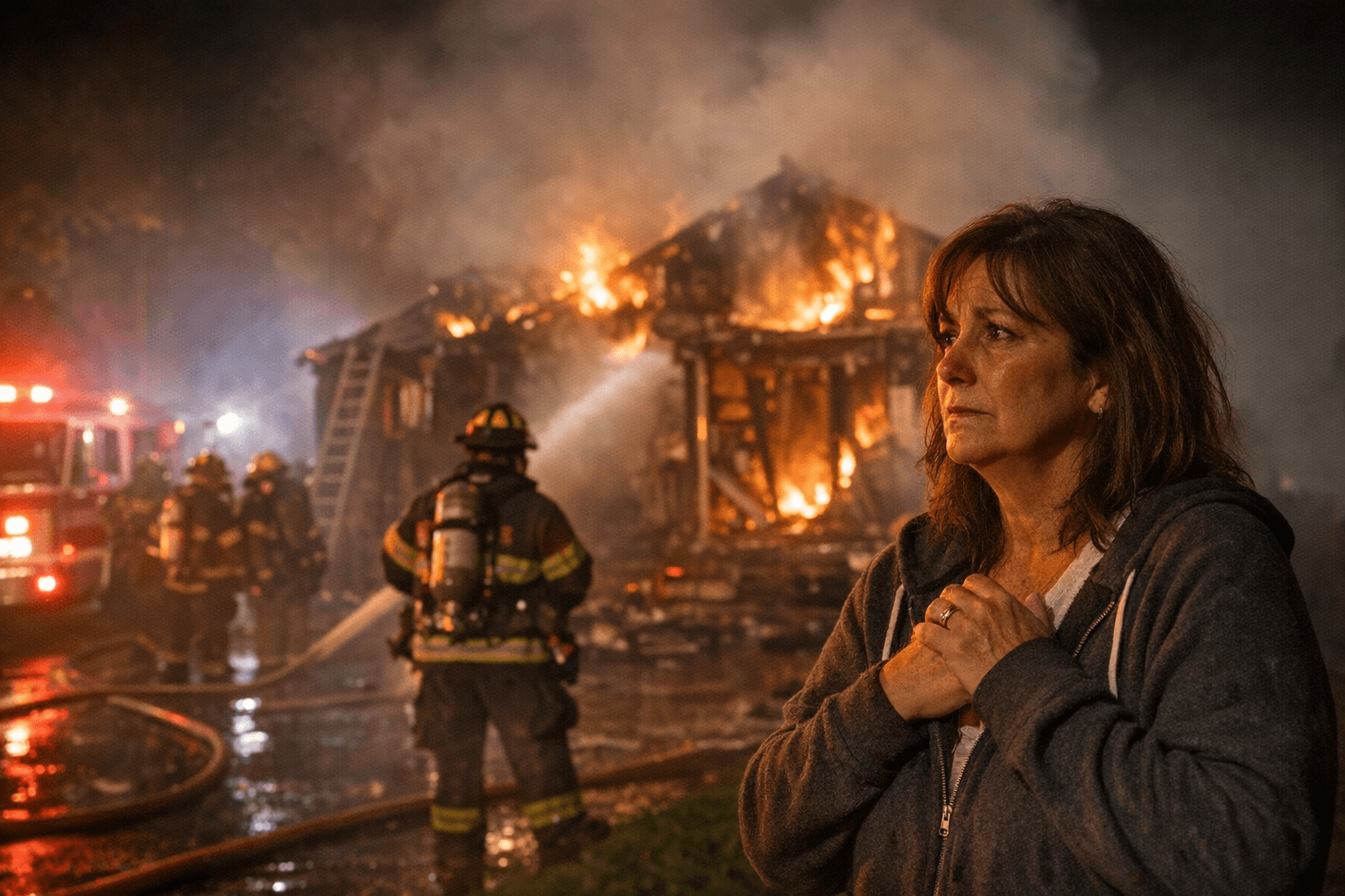 West Babylon house fire injures firefighter, draws seven departments