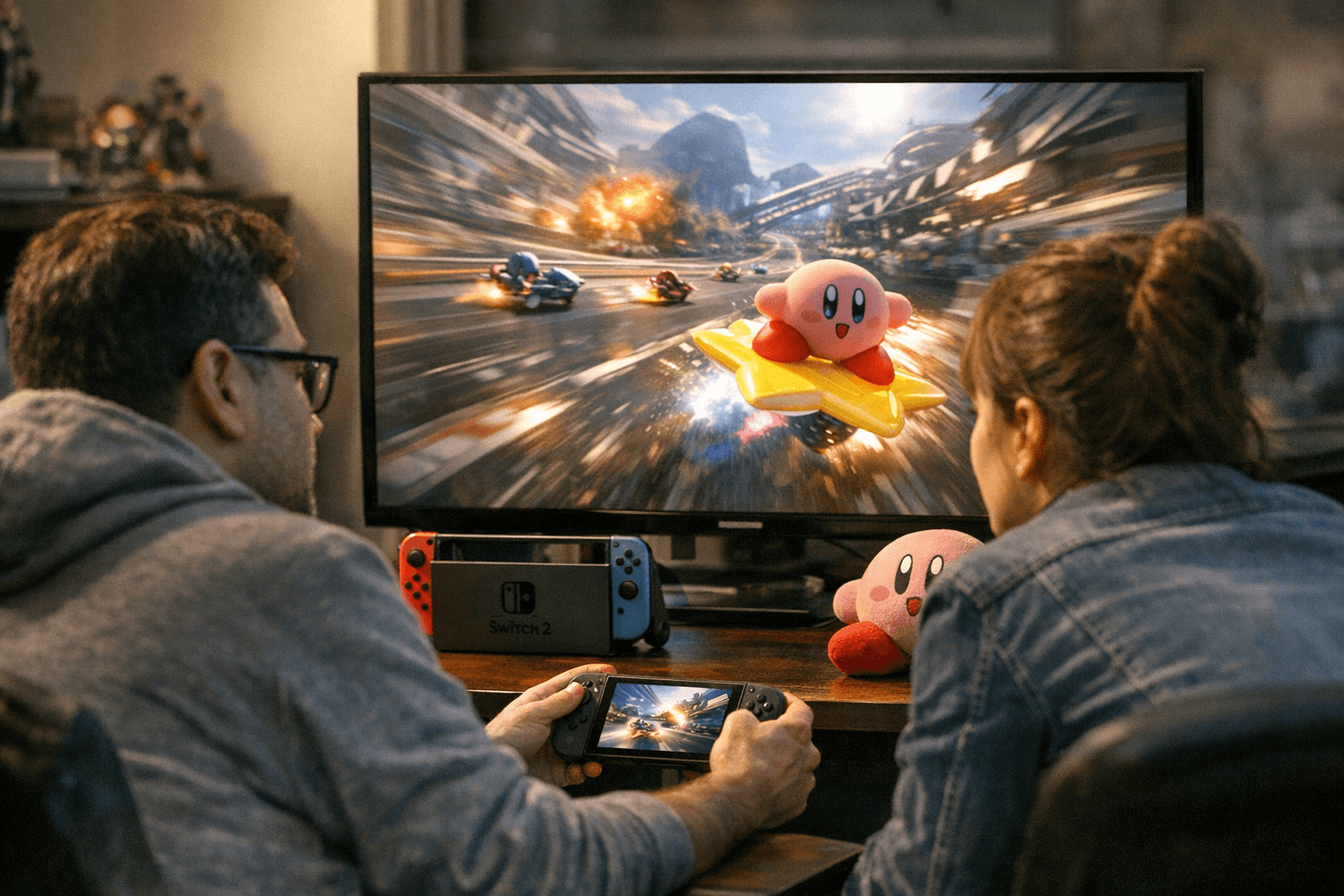 Nintendo teases Kirby Air Riders on Switch 2 with high-speed action