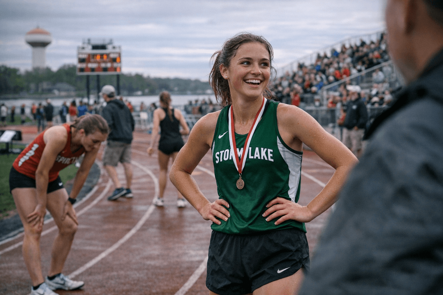 Kampbell wins two races, leads Storm Lake girls to sixth at Spirit Lake