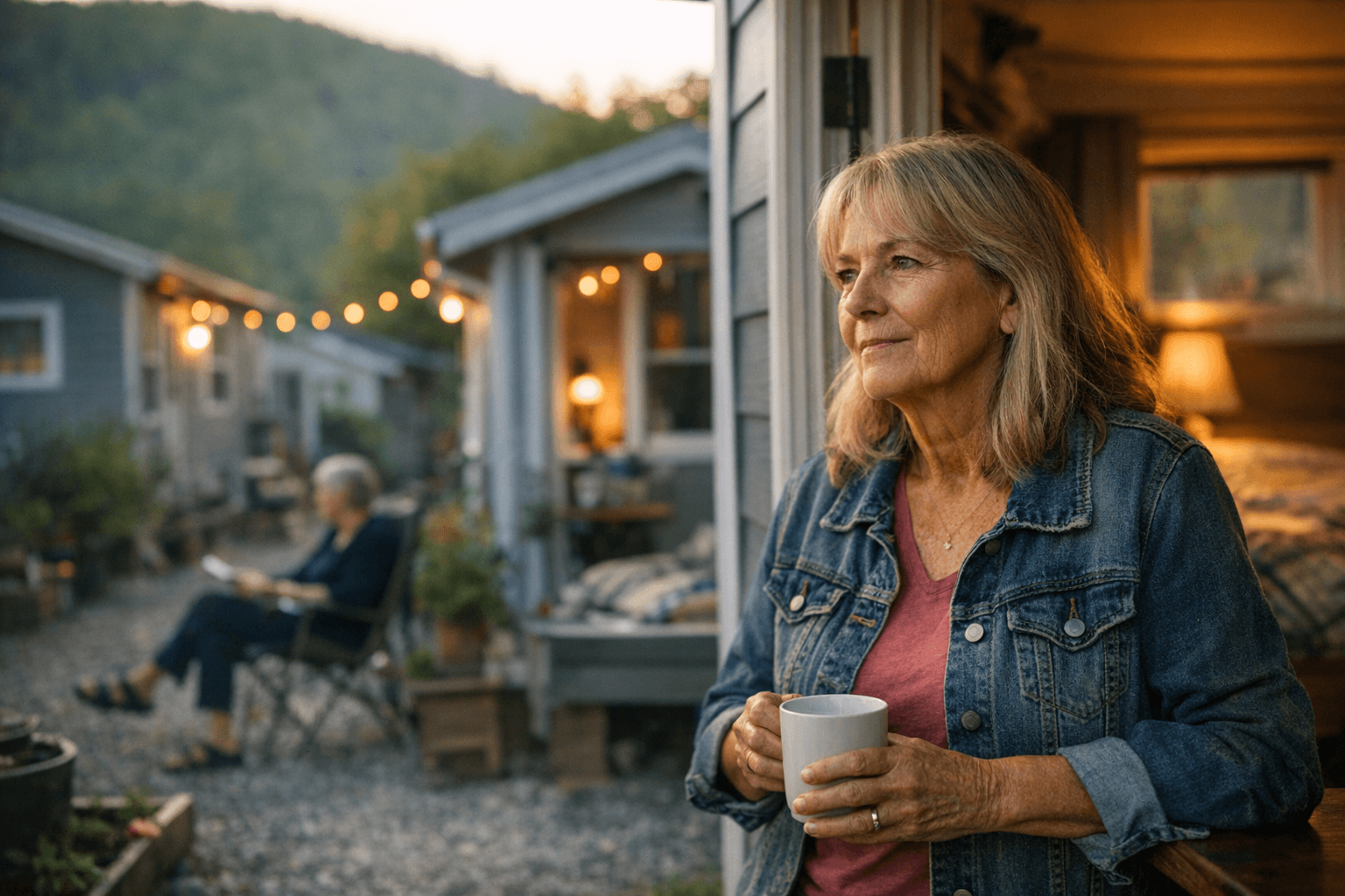 Tiny Home Villages Offer New Start for Older Divorced Women