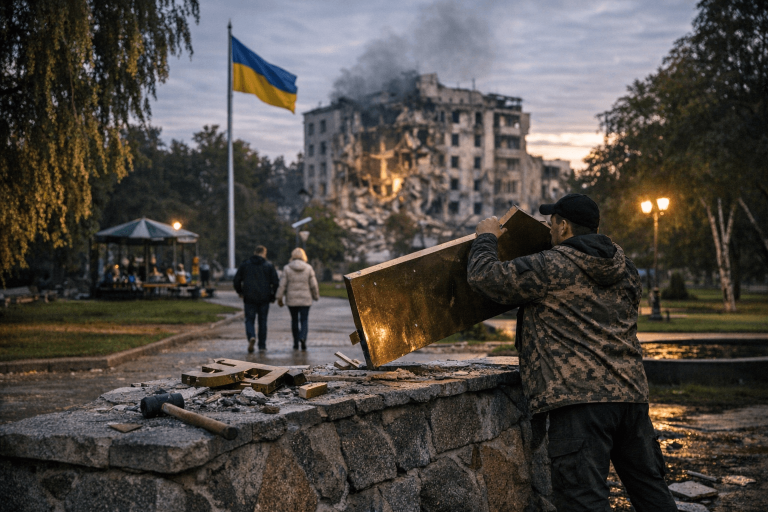 Ukraine Renames Park Trump Park to Court U.S. Support