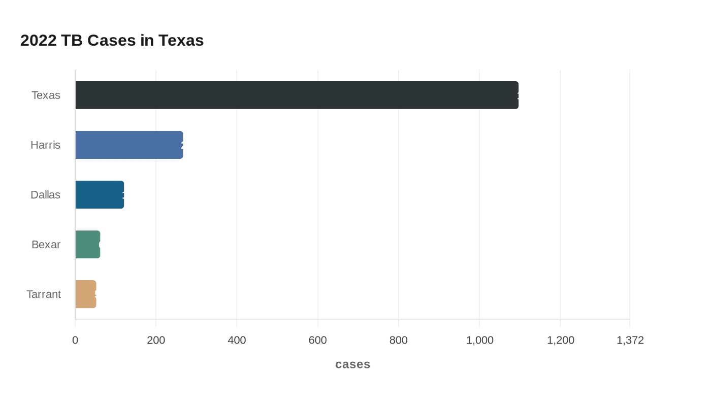 Houston leads Texas in tuberculosis rates, Harris County report finds