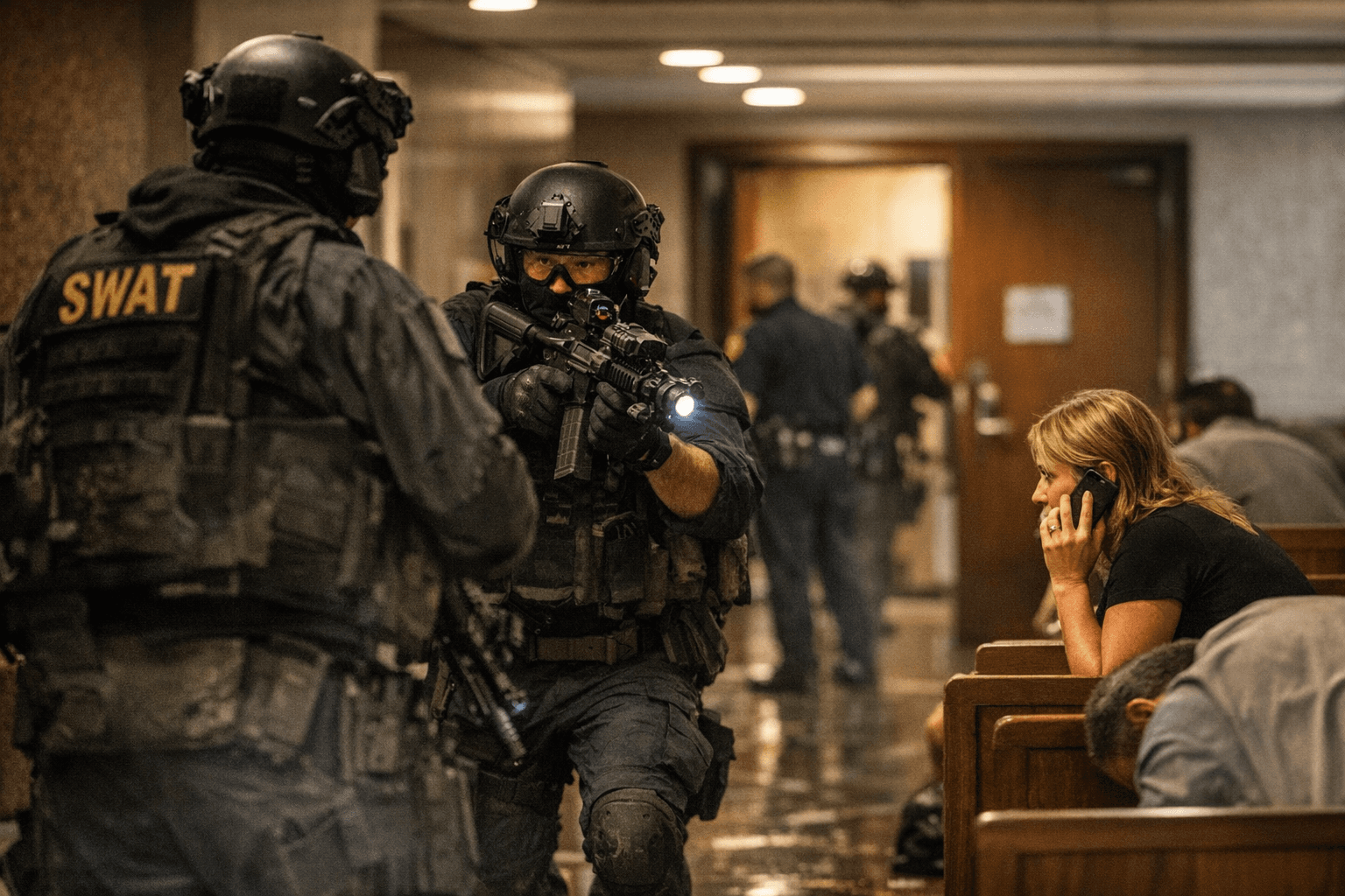 SWAT searches Harris County Criminal Courts building after reported incident