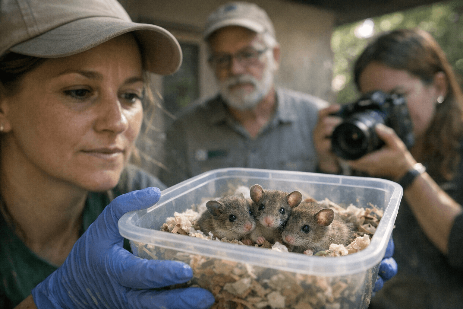 Greensboro Science Center welcomes three Allegheny woodrat pups for recovery effort
