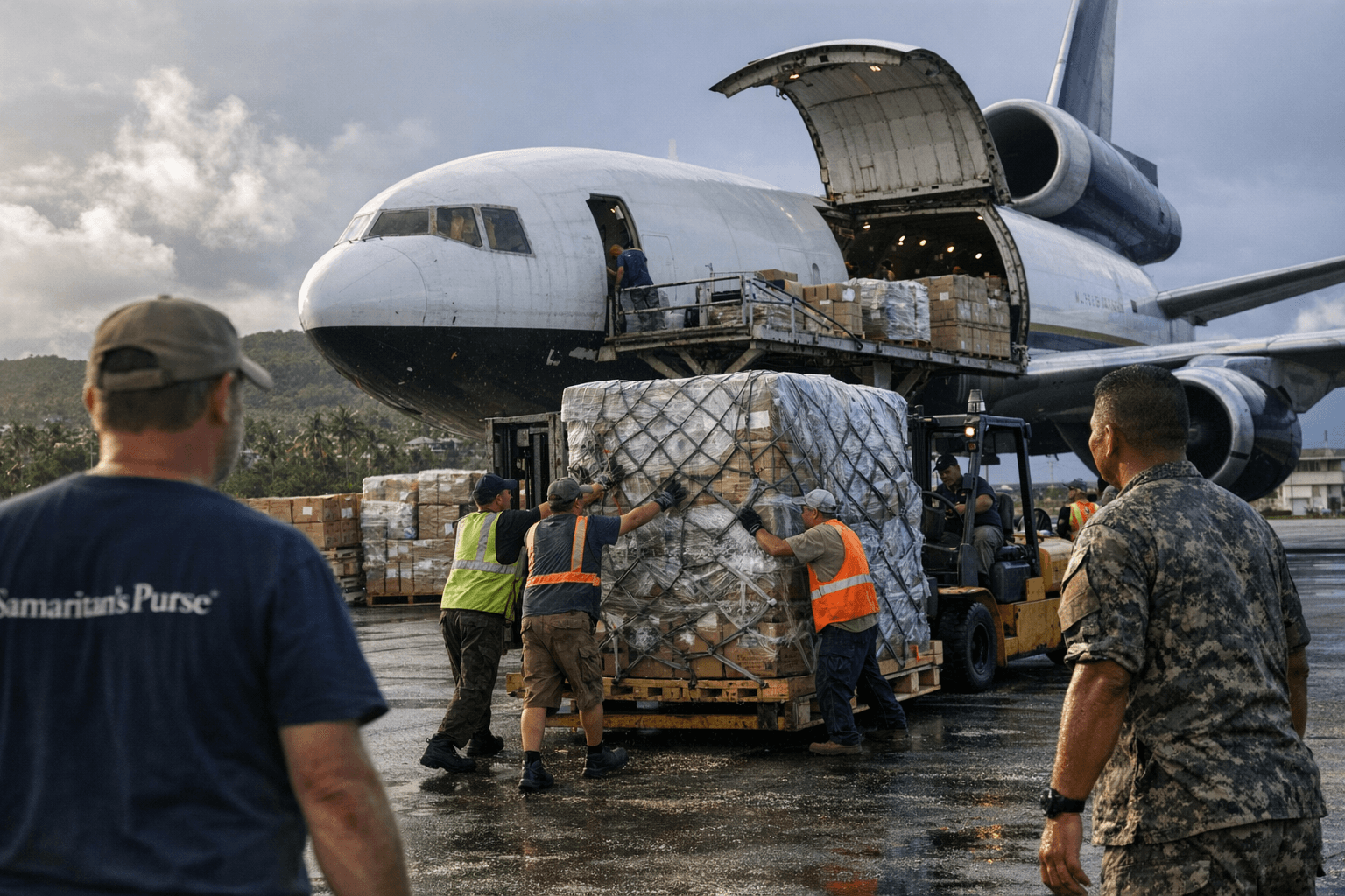 Samaritan’s Purse airlifts 40 tons of supplies to Mariana Islands