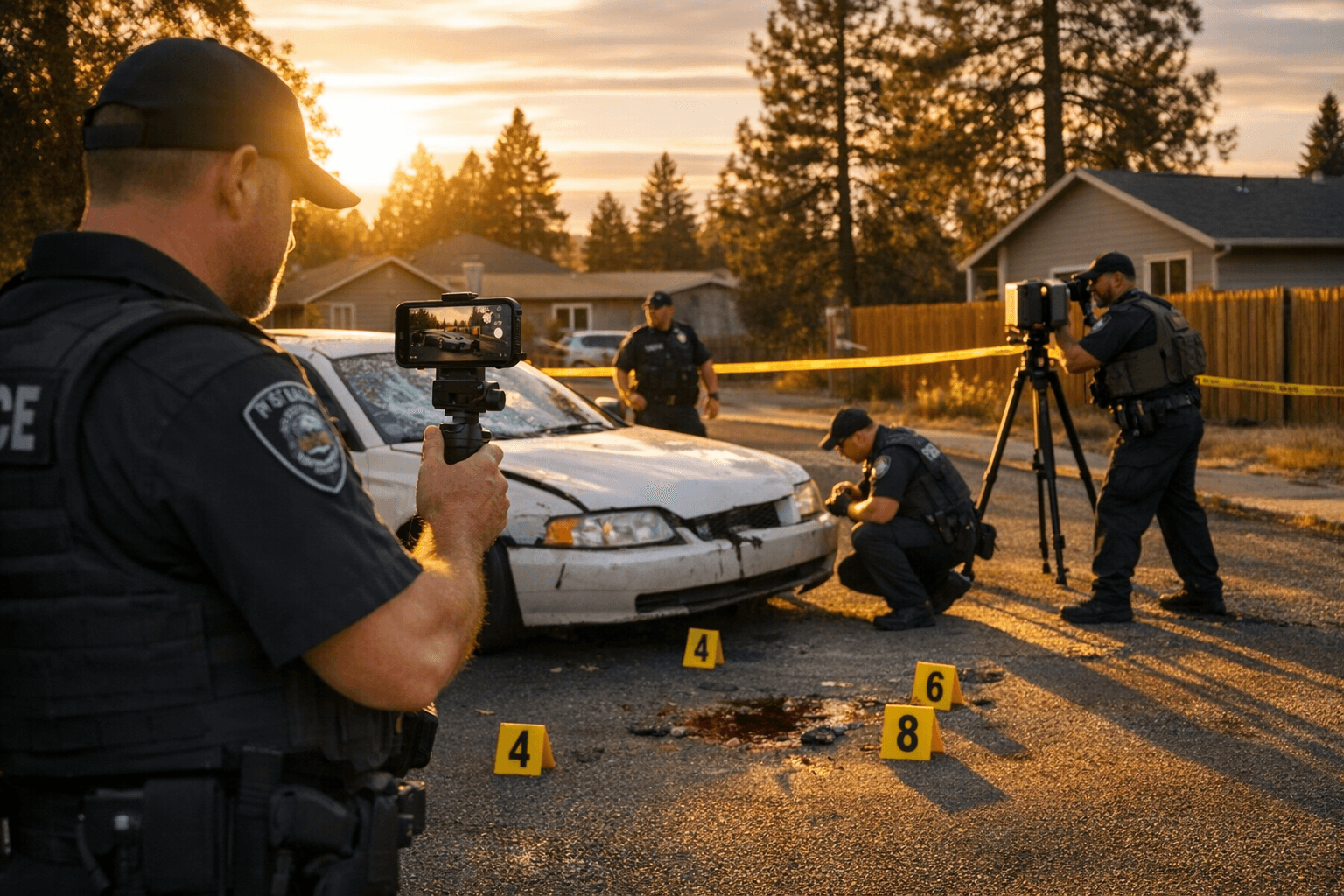 Post Falls police train on affordable 3D crash, crime-scene mapping