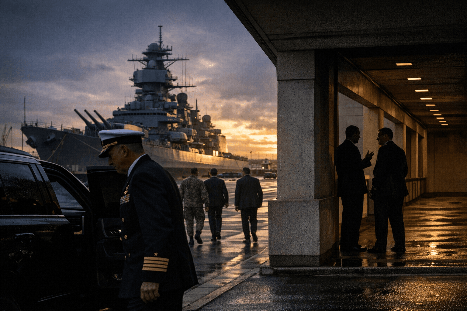 Navy chief ousted as Trump battleship plan fuels Pentagon power struggle