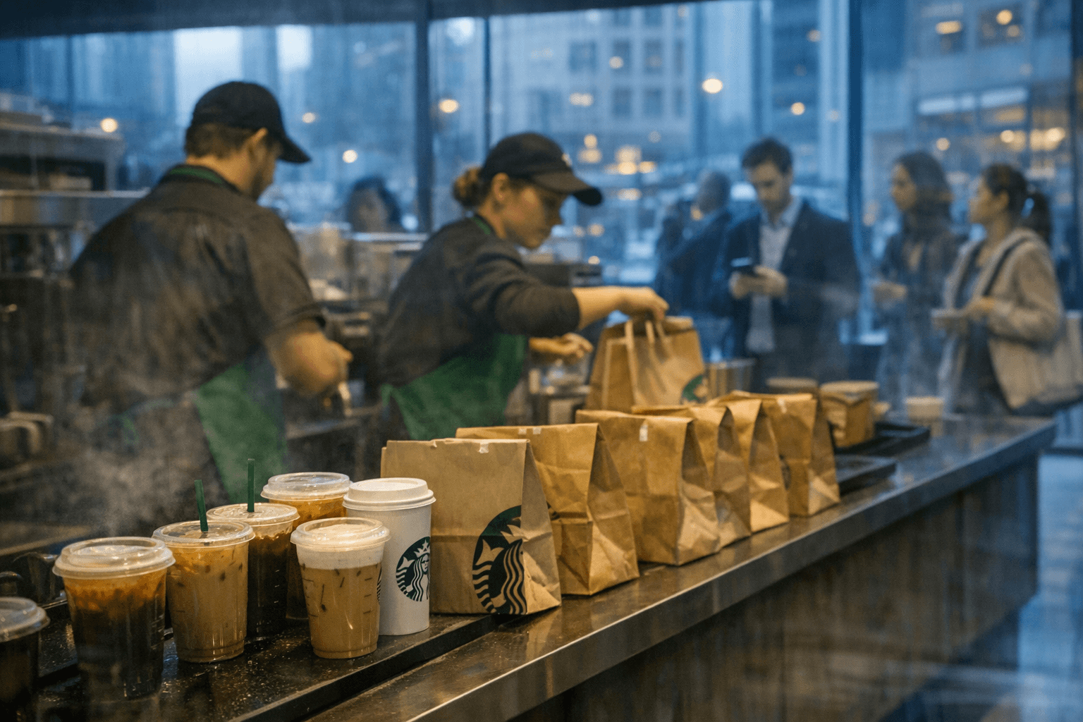 Starbucks adds scheduled mobile ordering to smooth rush-hour demand