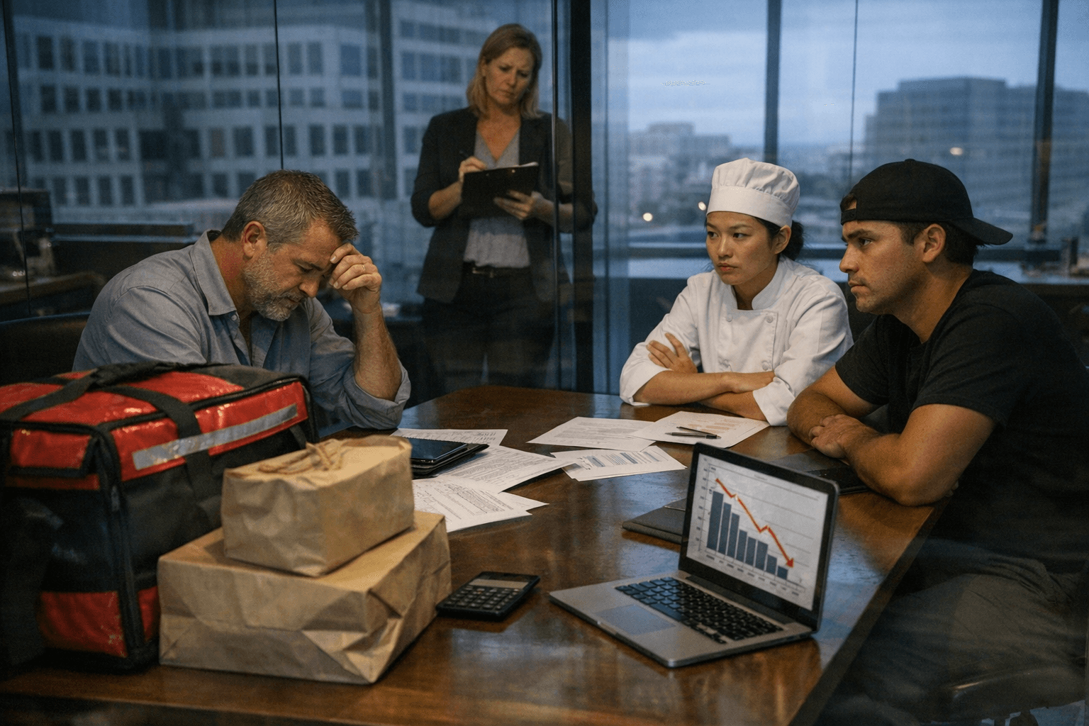 Third-party delivery fees squeeze restaurant margins, forcing tough labor choices