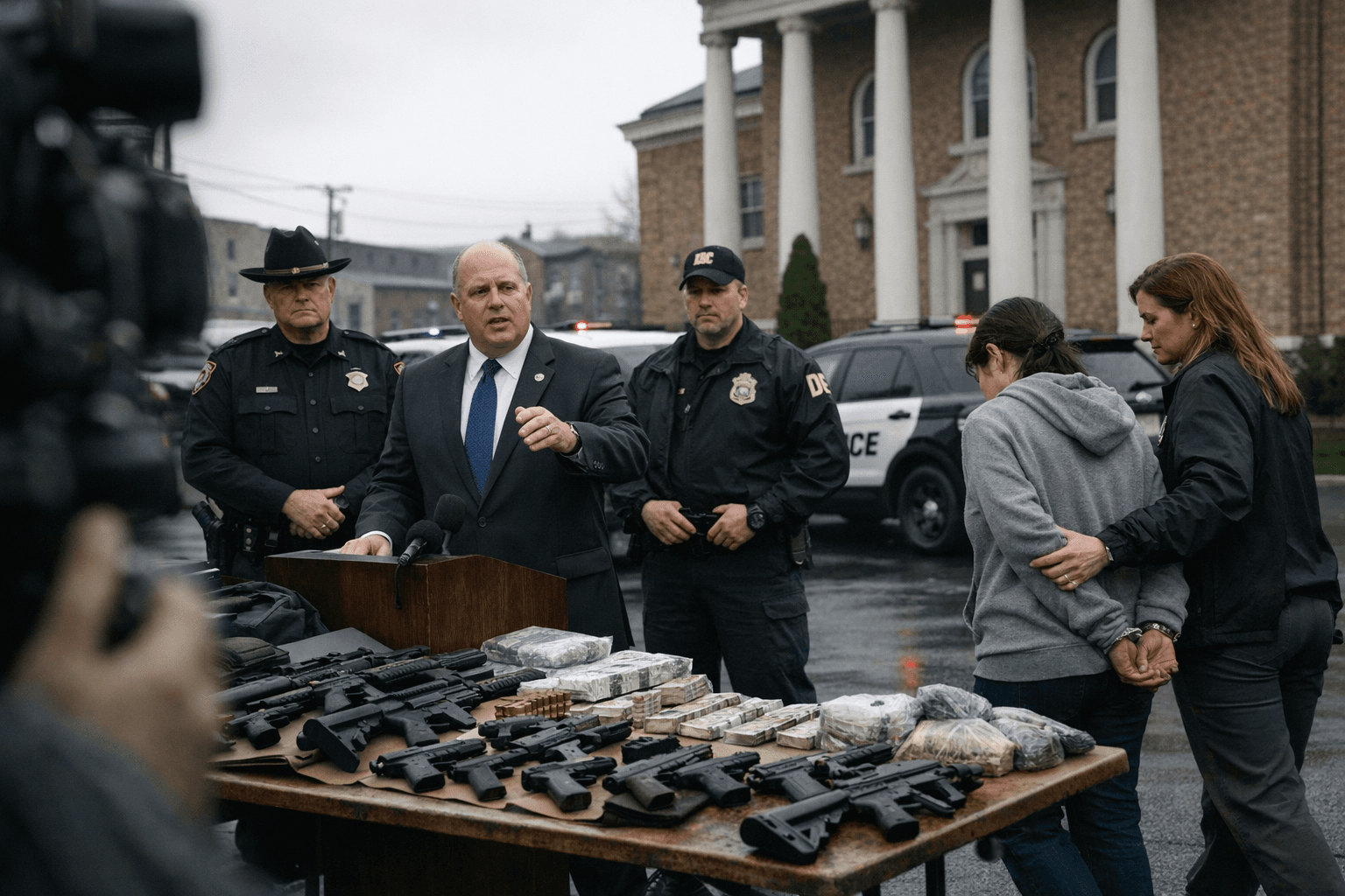 Hoovler touts record gun bust, Medicaid fraud arrest in Orange County