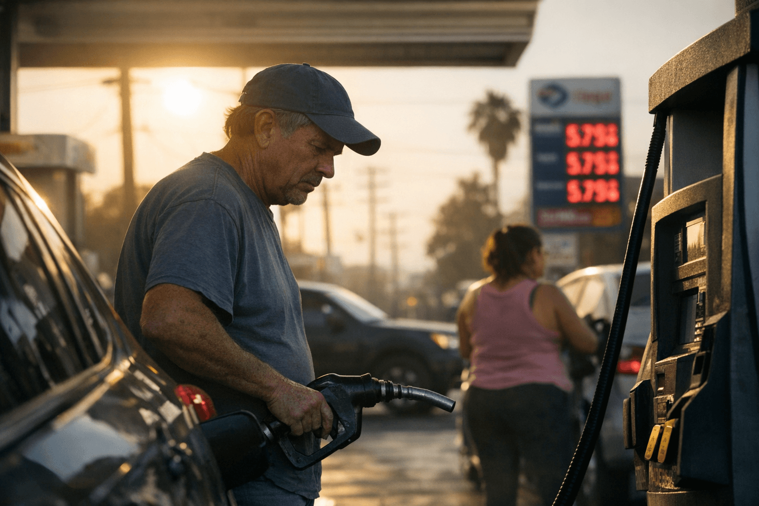 Fresno drivers feel gas pain as prices hit $5.75 a gallon