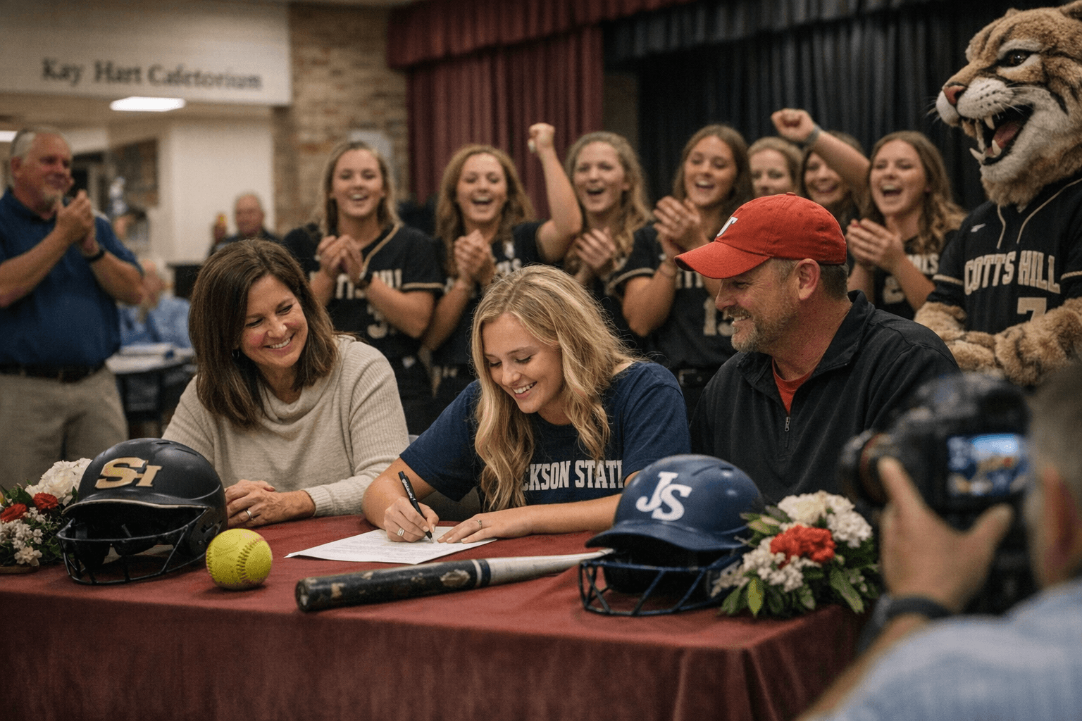 Scotts Hill softball standout Masynn Atkinson signs with Jackson State Community College