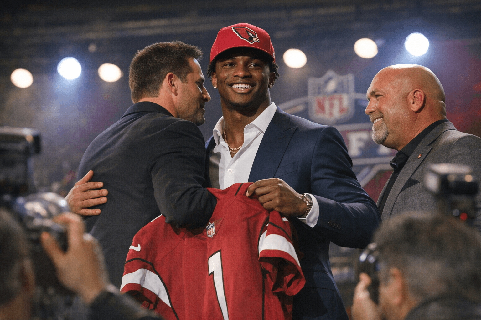 Cardinals take Notre Dame star Jeremiyah Love with No. 3 pick