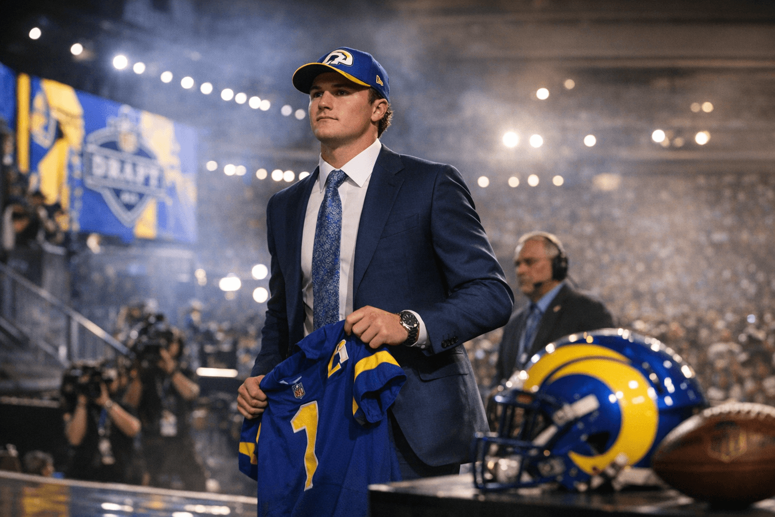 Rams take Alabama quarterback Ty Simpson at No. 13, eye future starter