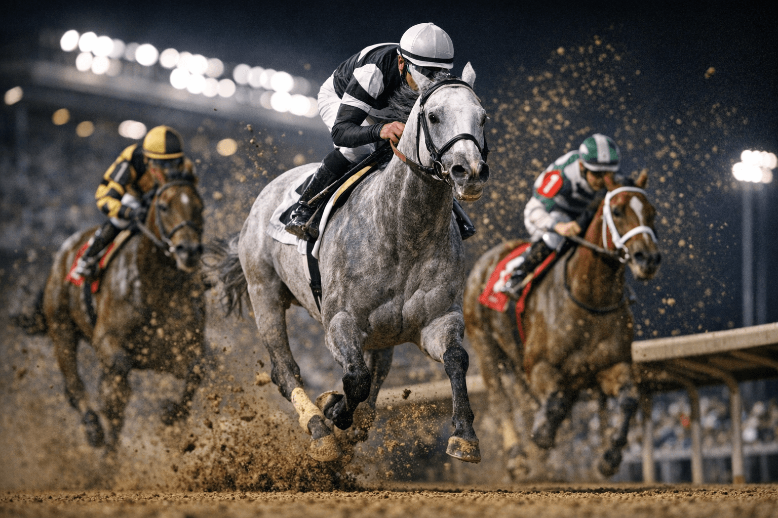 White Abarrio Nears Stud Deal After Oaklawn Handicap Win