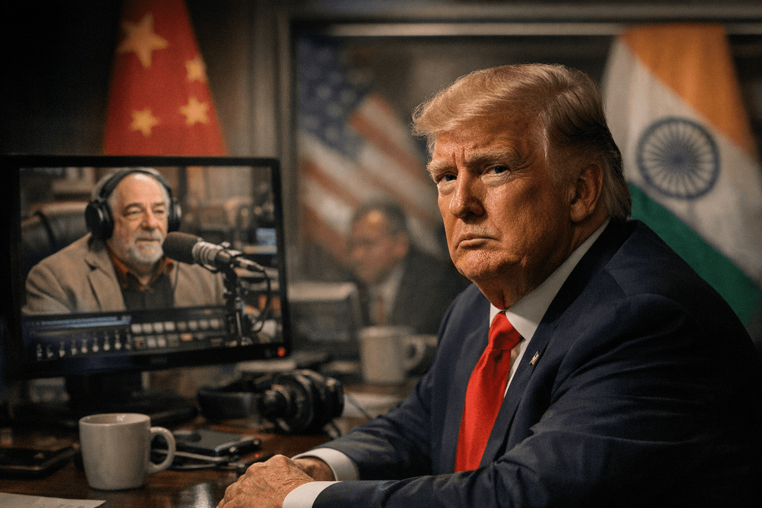 Trump sparks uproar by sharing podcast calling China, India hellholes