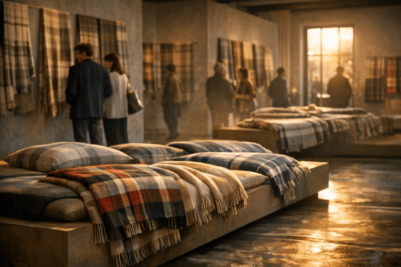 Loro Piana unveils 24 plaid studies for Milan Design Week 2026