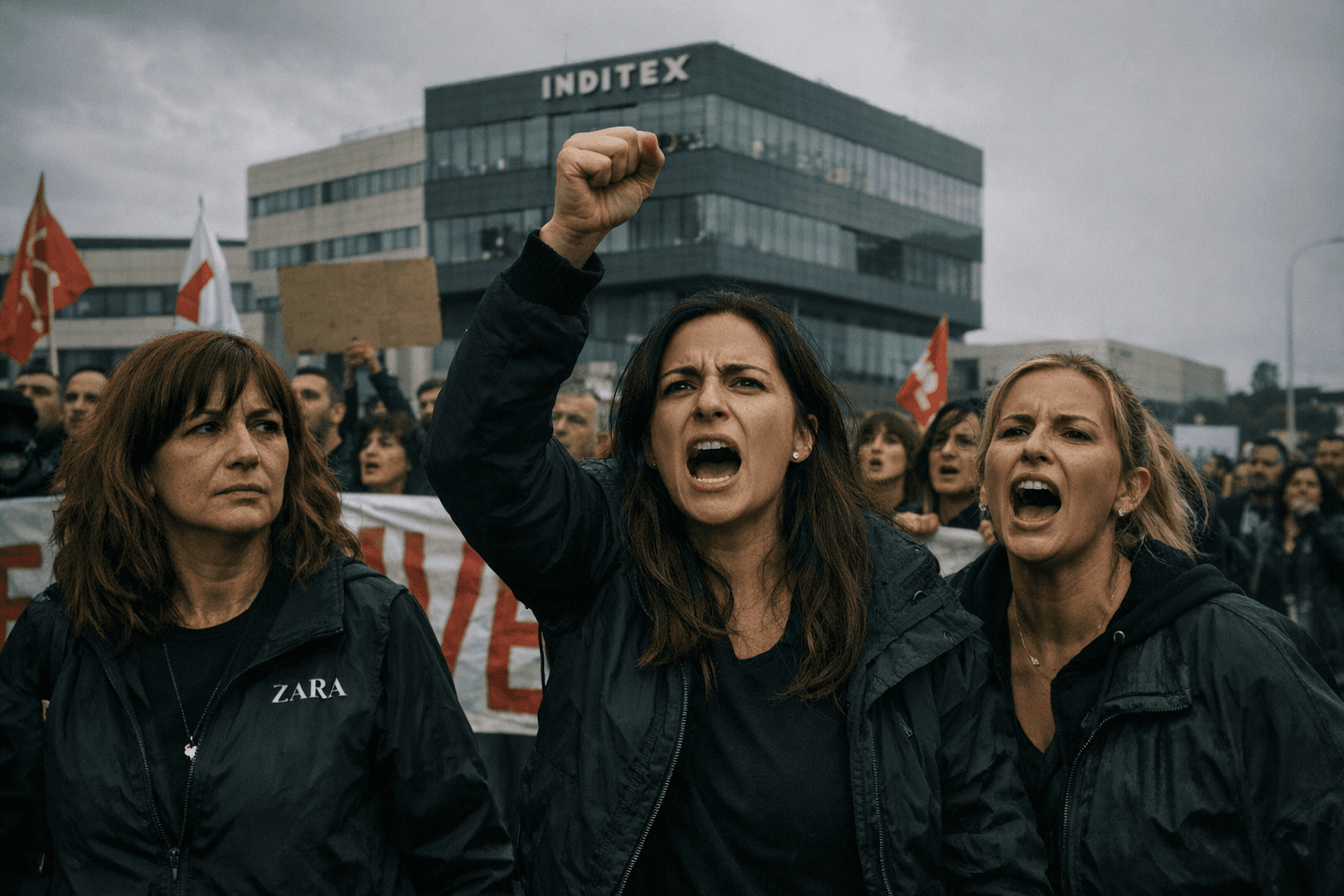 Zara Workers Fight Proposed Pay Cuts in Inditex’s Home City