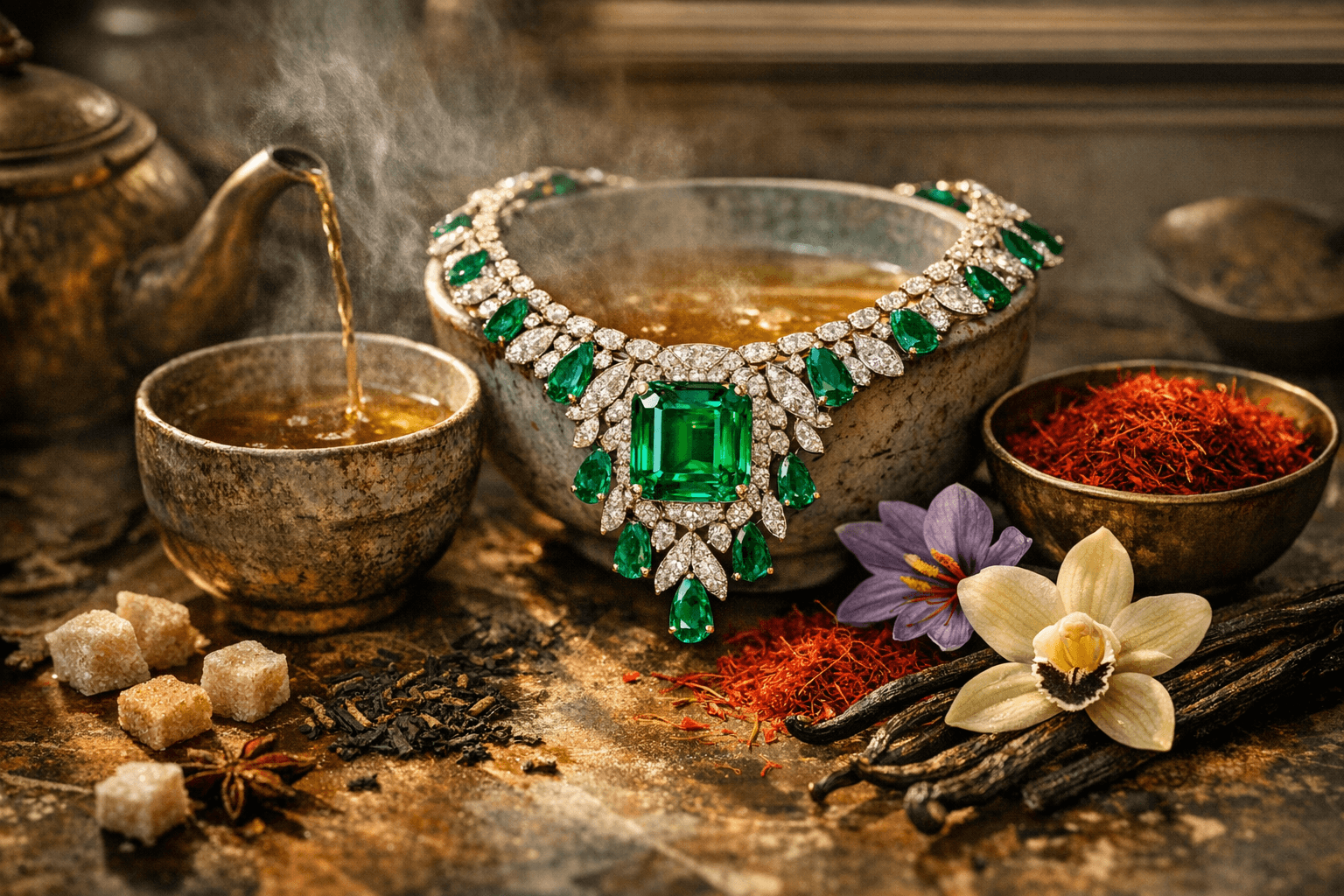 Chaumet Debuts Sensory High Jewelry Inspired by Tea, Saffron, and Vanilla