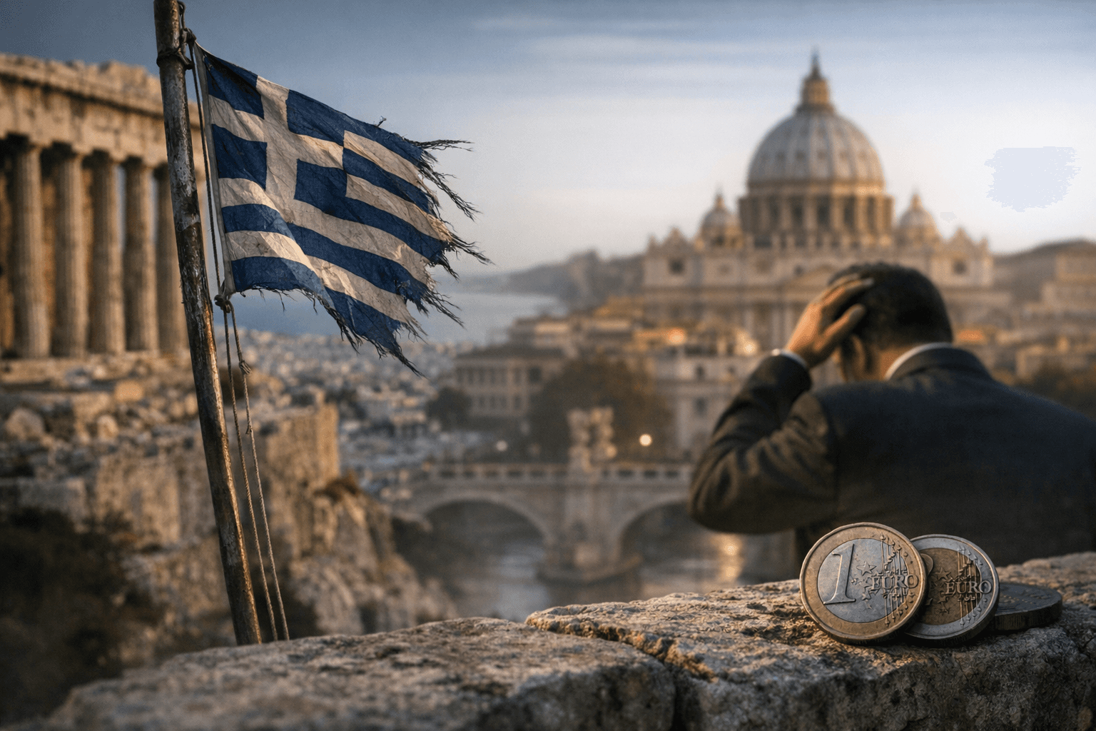 Greece poised to lose euro zone debt crown to Italy in 2026
