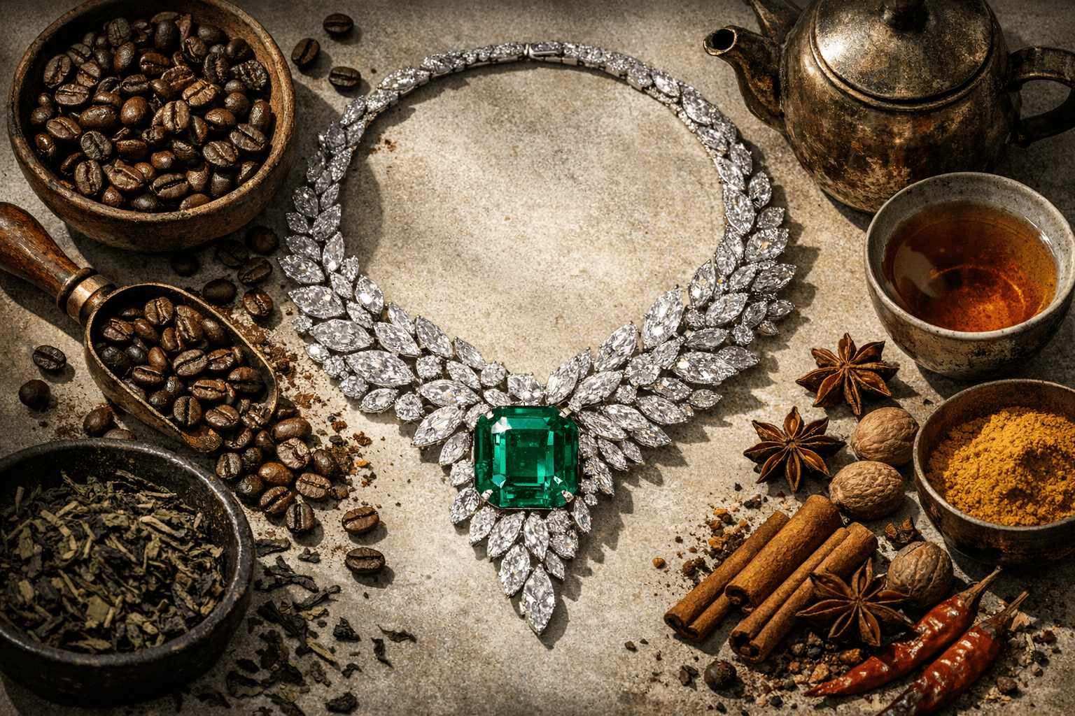 Chaumet turns coffee, tea, and spices into high jewelry treasures