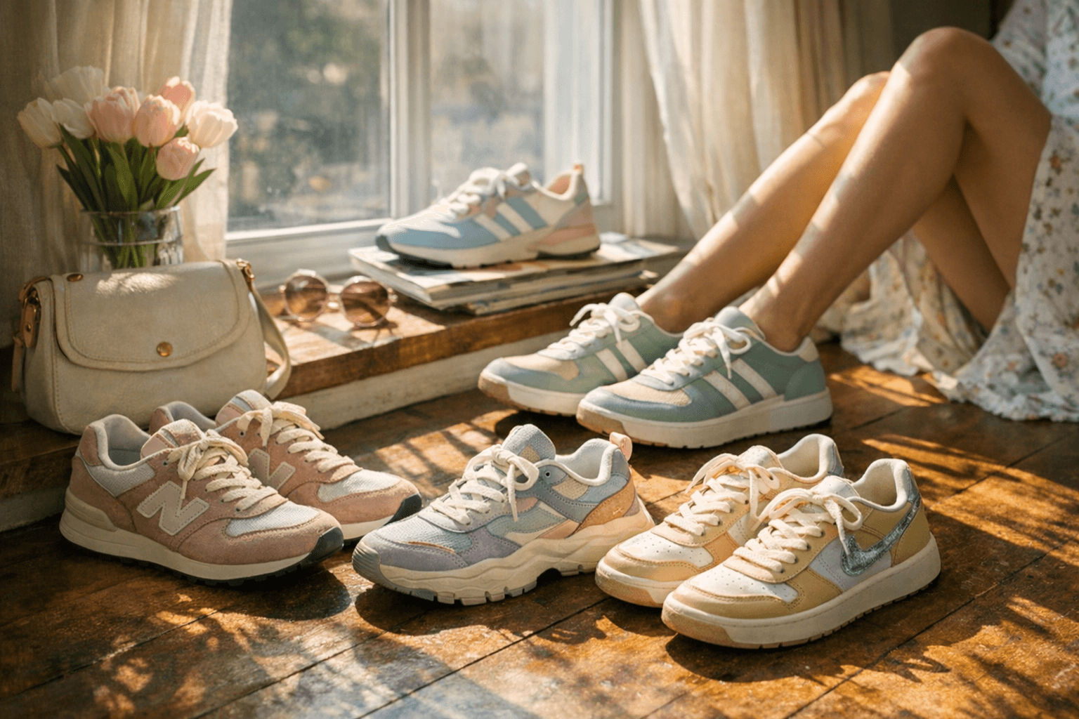 21 Sneakers to Refresh Your Spring Rotation with Pastel Retro Style